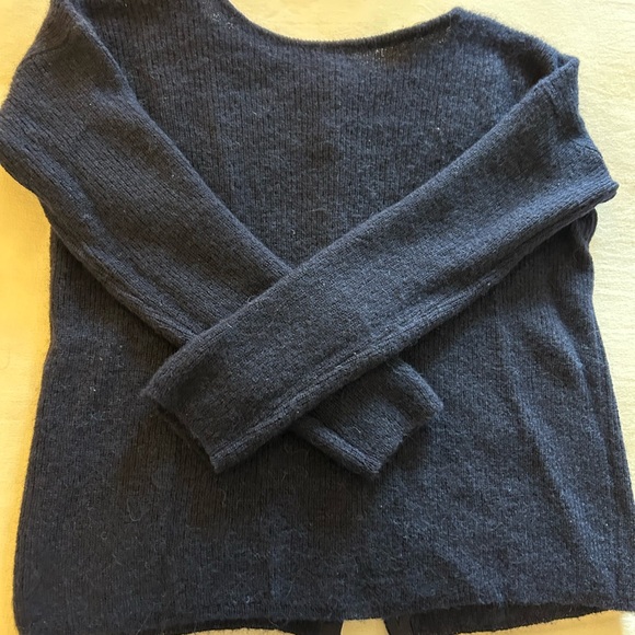 Sezane Gaspard sweater in navy blue - Picture 4 of 5